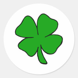 Shamrock Ronde Sticker