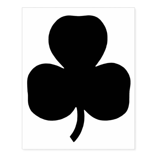 Shamrock Rubber Art Stamp Rubberstempel (Afrduk)