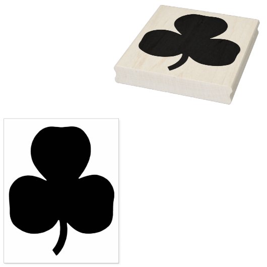 Shamrock Rubber Art Stamp Rubberstempel (Gestempeld)