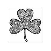 Shamrock Rubberstempel (Afrduk)