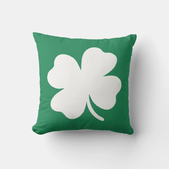Shamrock Saint Patricks Day Ierland Kussen (Voorkant)