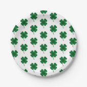 Shamrock Saint Patrick's Day Papieren Bordje (Voorkant)