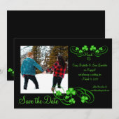 Shamrock Save the Date (Voorkant / Achterkant)