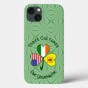 Shamrock Scot Leeuw Ierland USA Vlaggen Persoonlij Case-Mate iPhone Case
