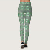Shamrock Shabby Chic Shimmer Leggings (Achterkant)