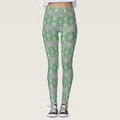 Shamrock Shabby Chic Shimmer Leggings (Voorkant)