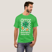 Shamrock Shenanigans Party Crew T-shirt (Voorkant volledig)