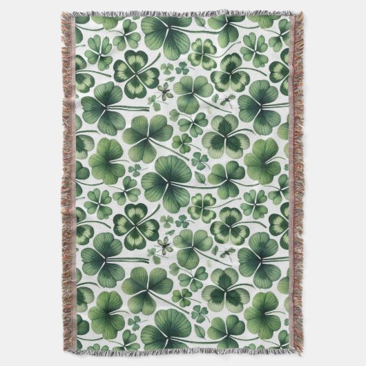 Shamrock Shuffle Deken (Voorkant Verticaal)