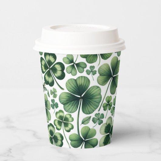 Shamrock Shuffle Papieren Bekers (Links)
