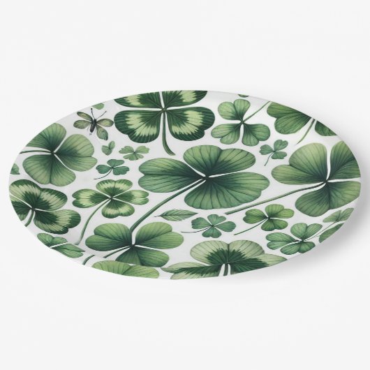 Shamrock Shuffle Papieren Bordje (Gekanteld)