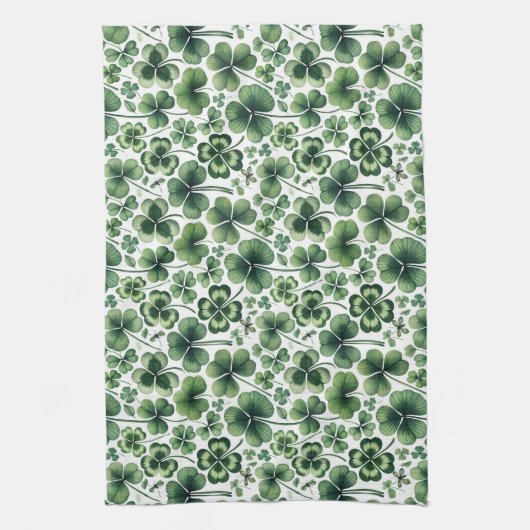 Shamrock Shuffle Theedoek (Verticaal)