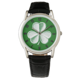 Shamrock Sketch Horloge