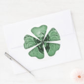 Shamrock Skull Ronde Sticker (Envelop)