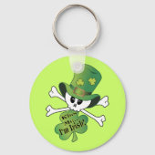 Shamrock Skull Sleutelhanger (Voorkant)