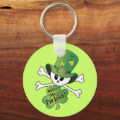 Shamrock Skull Sleutelhanger (Voorkant)