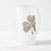 Shamrock Skulls Gothic Matglas Bierpul (Voorkant rechts)