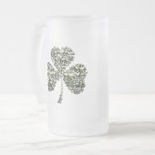 Shamrock Skulls Matglas Bierpul (Voorkant links)