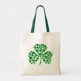 Shamrock Skulls Tote Bag