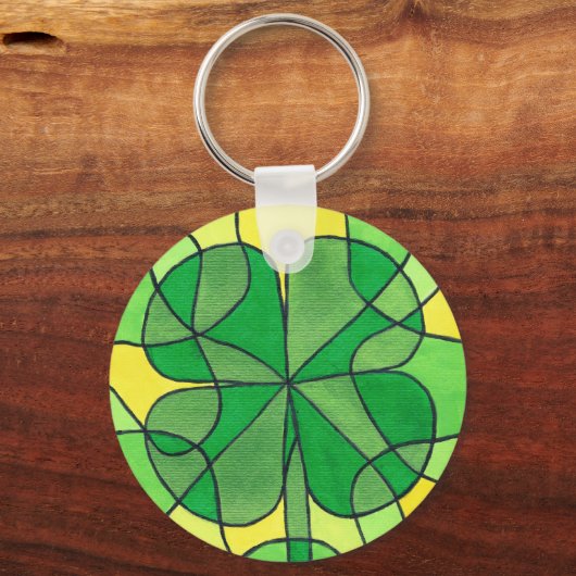 Shamrock Sleutelhanger (Voorkant)
