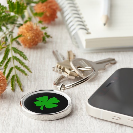 Shamrock Sleutelhanger (Zijkant)