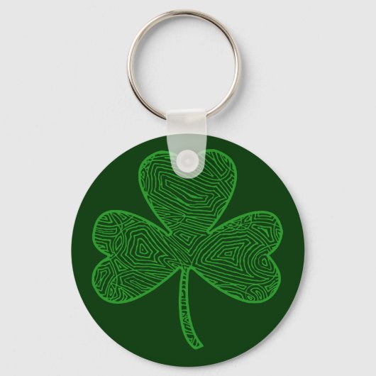 Shamrock Sleutelhanger (Voorkant)