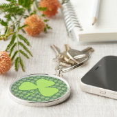 Shamrock Sleutelhanger (Zijkant)