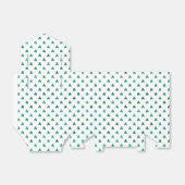Shamrock Smaragdgroen - Micro Bedankdoosjes (Uitgevouwen)