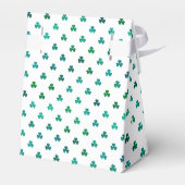 Shamrock Smaragdgroen - Micro Bedankdoosjes (Achterkant)