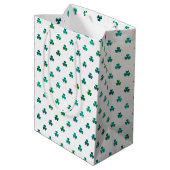 Shamrock Smaragdgroen - Micro Medium Cadeauzakje (Achterkant Gekanteld)