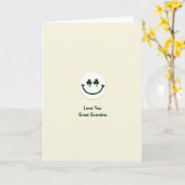 Shamrock Smile Oma Kaart (Gele Bloem)