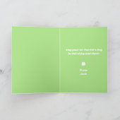 Shamrock Snuggles St. Patrick’s Day Card Kaart (Binnen)