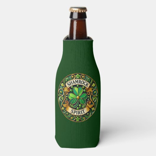 Shamrock Spirit Bottle Cooler (Fles Voorkant)