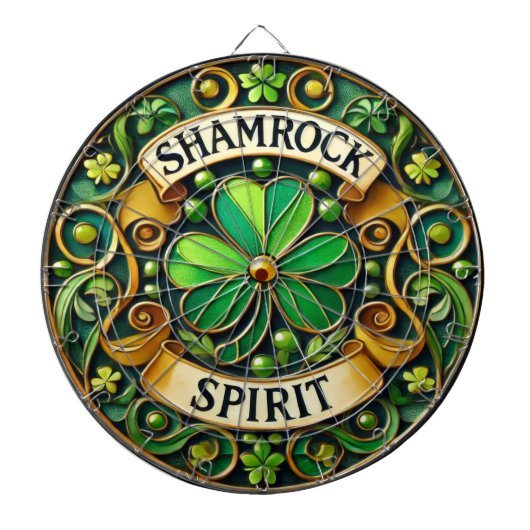 Shamrock Spirit Dartboard Dartbord (Voorkant)
