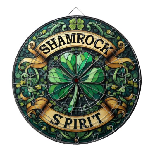 Shamrock Spirit Dartboard Dartbord (Voorkant)