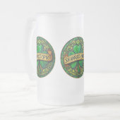 Shamrock Spirit Frosted Beer Mok (Voorkant links)