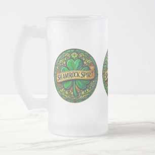 Shamrock Spirit Frosted Beer Mok