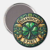 Shamrock Spirit-magneet Magneet (Voorkant / Achterkant)