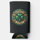 Shamrock Spirit Slim Koelbox Seltzer Blikjeskoeler (Achterkant)