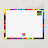 [Shamrock Splash] Regenboog Verfspatten Goede Gelu Briefkaart (Achterkant)