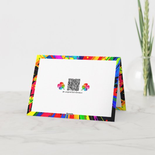 [Shamrock Splash] Regenboogspatten Alle Gelegenhed Kaart (Achterkant)