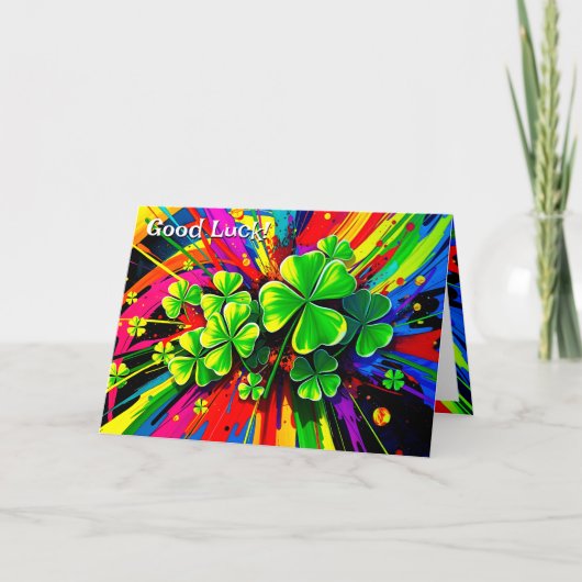 [Shamrock Splash] Regenboogspatten Alle Gelegenhed Kaart (Voorkant)