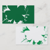 Shamrock Splatter Visitekaartje (Voorkant / Achterkant)