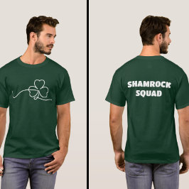 Shamrock Squad Clover St Patrick’s T-shirt