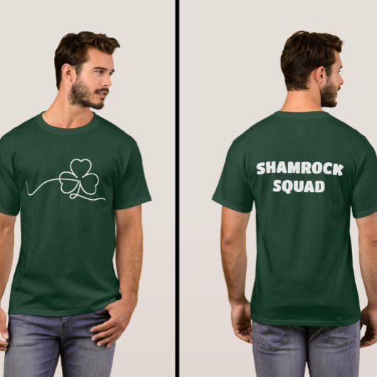 Shamrock Squad Clover St Patrick T-Shirt