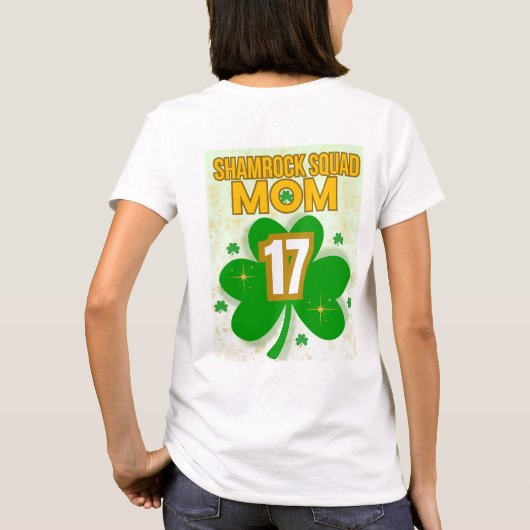 Shamrock Squad Mom T-shirt (Achterkant)