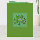 Shamrock St. Patrick Kaart (Achterkant)