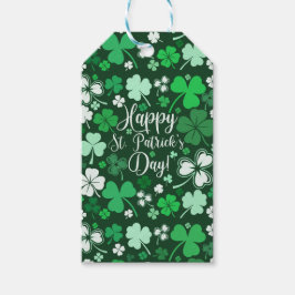 Shamrock St Patrick's Cadeaulabel