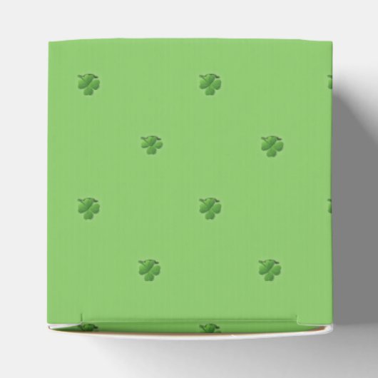 Shamrock St. Patrick's Day Bedankdoosjes (Bovenkant)