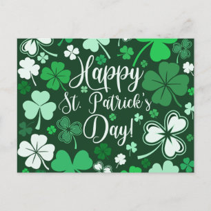 Shamrock St. Patrick's Day Briefkaart