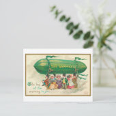 Shamrock St. Patrick's Day Briefkaart (Staand voorkant)